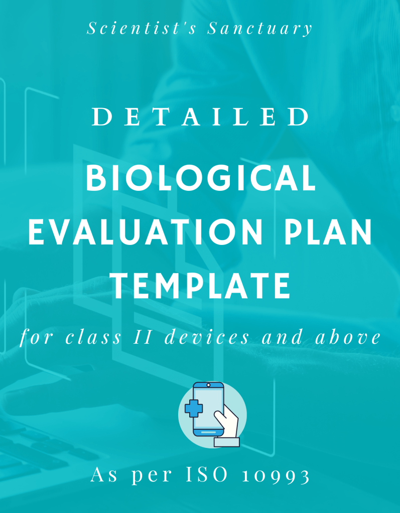 biological evaluation plan, biocompatibility